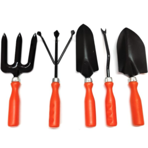 Gardening Tools With Plastic Handle - Set of 5