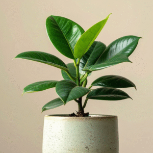 Ficus Rubber Green Live Plant